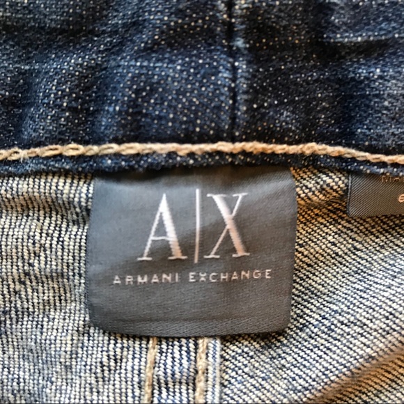 A|X Armani Exchange Pick Stitch Destroy Jeans - Picture 4 of 5